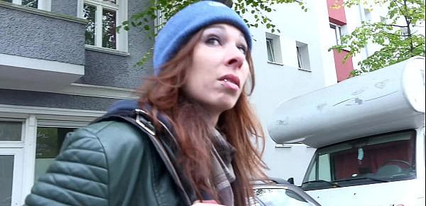 GERMAN SCOUT - HARTER ERSTER ANAL SEX FUER SCHLANKES TEEN LANA IN BERLIN